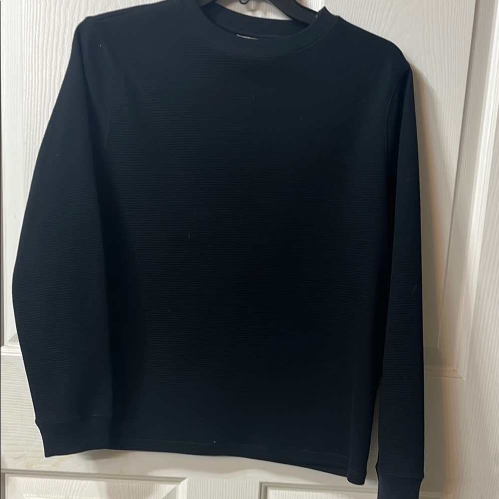 Classic Black Crewneck Sweater